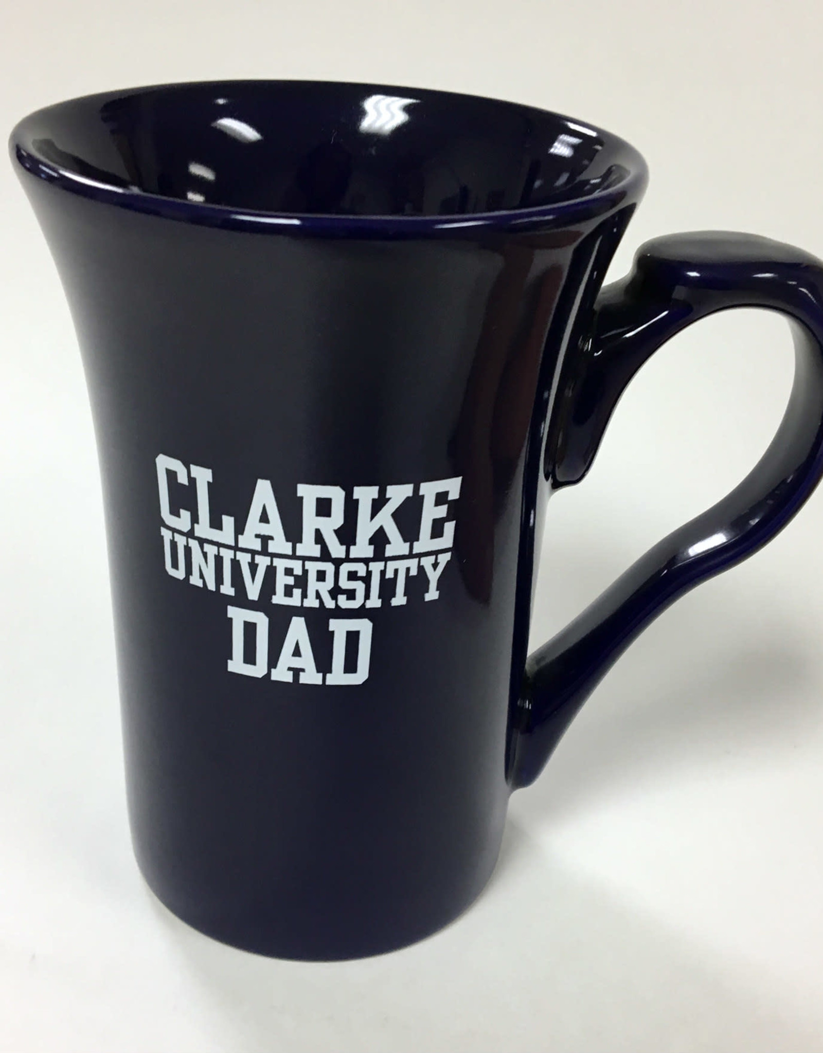 Clarke University Dad Stow Funnel Mug in Navy