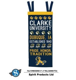 Clarke University Wall Banner 8"x18"