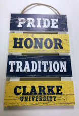 Clarke University Wood Pallet Sign 10"x15.5"