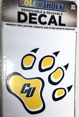 ColorShock Removable & Reusable Lion Paw Decal