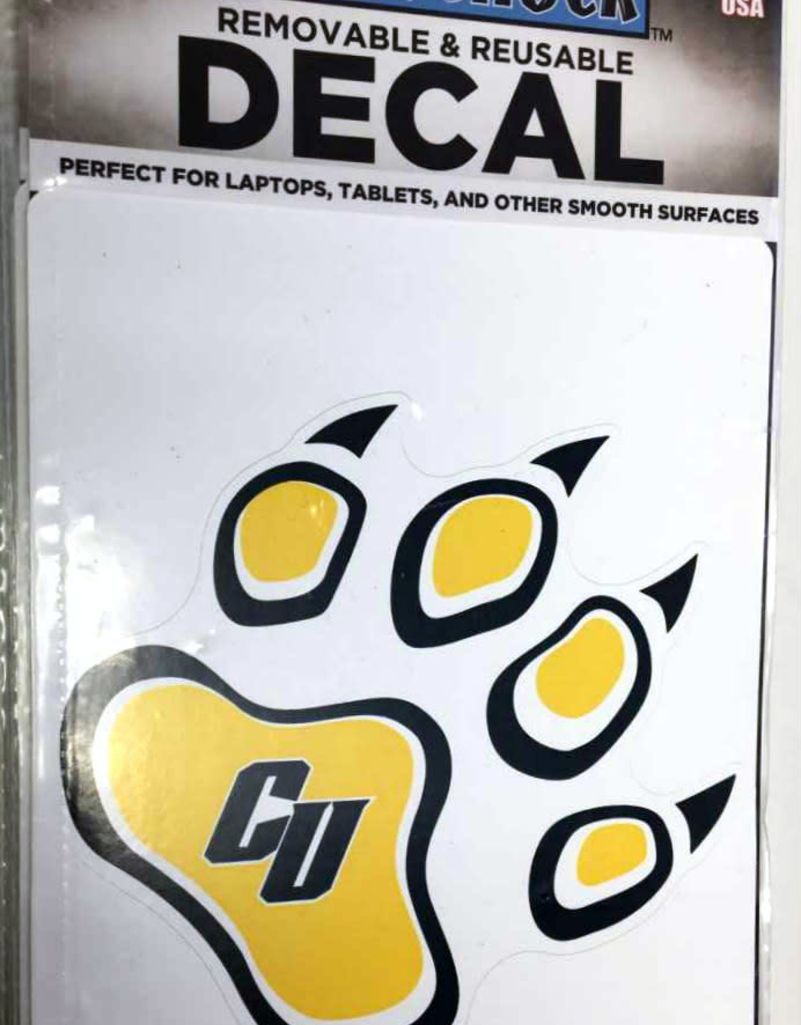 ColorShock Removable & Reusable Lion Paw Decal