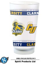 CU 16 oz. Pub Glass in Navy & Gold