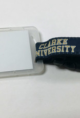 CU Lanyard Navy Luggage Tag