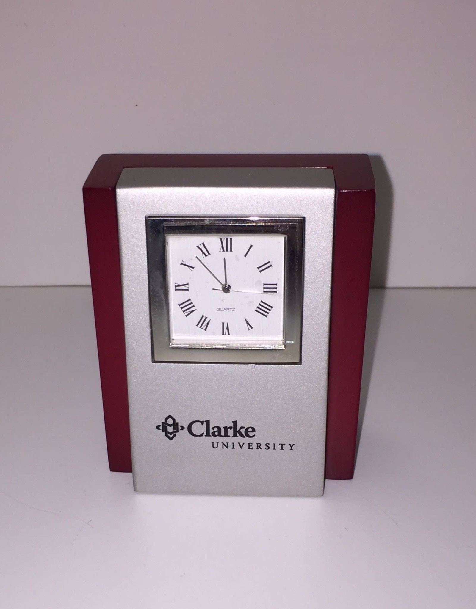 Wood & Metal Desk Clock