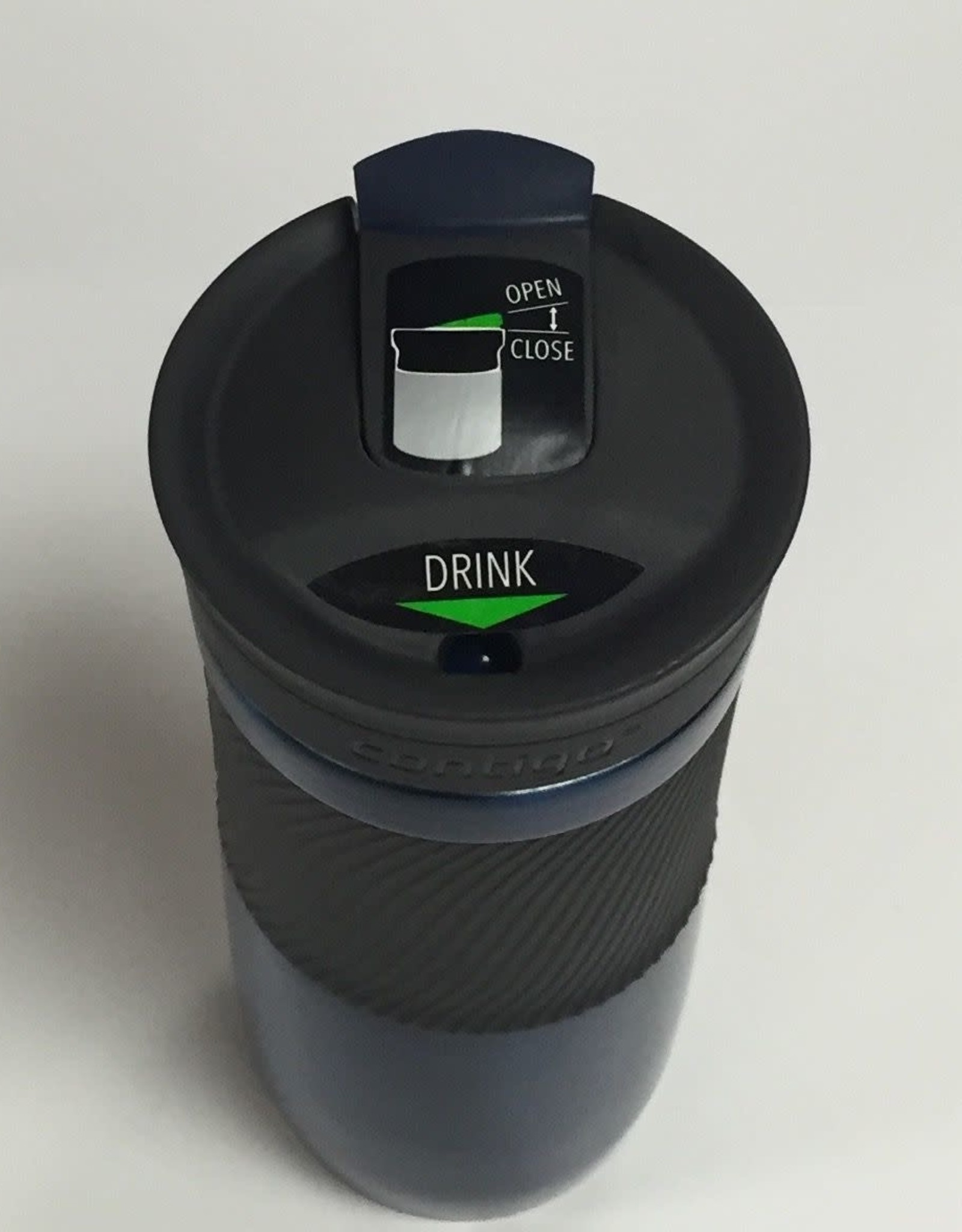 Contigo Byron Navy Travel Mug with Grey Lid and Grip