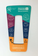 Silipint Pub Glass with White Clarke Imprint Silipint Pub Glass with White Clarke Imprint