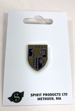 Clarke Presidential Seal 1" Etched Enamel Pin  in Gold and Blue