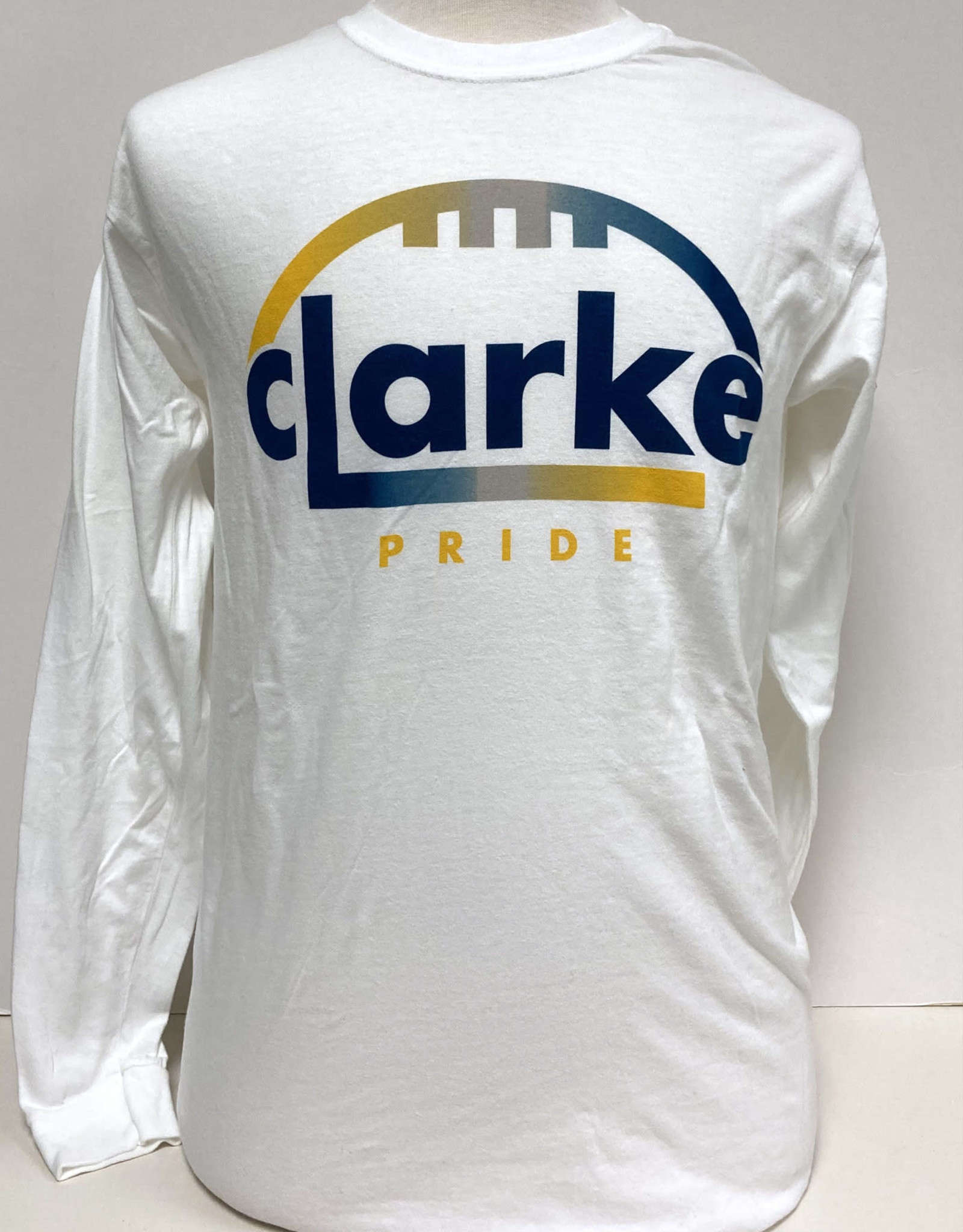 Comfort Colors Football Long Sleeve T-Shirt in White