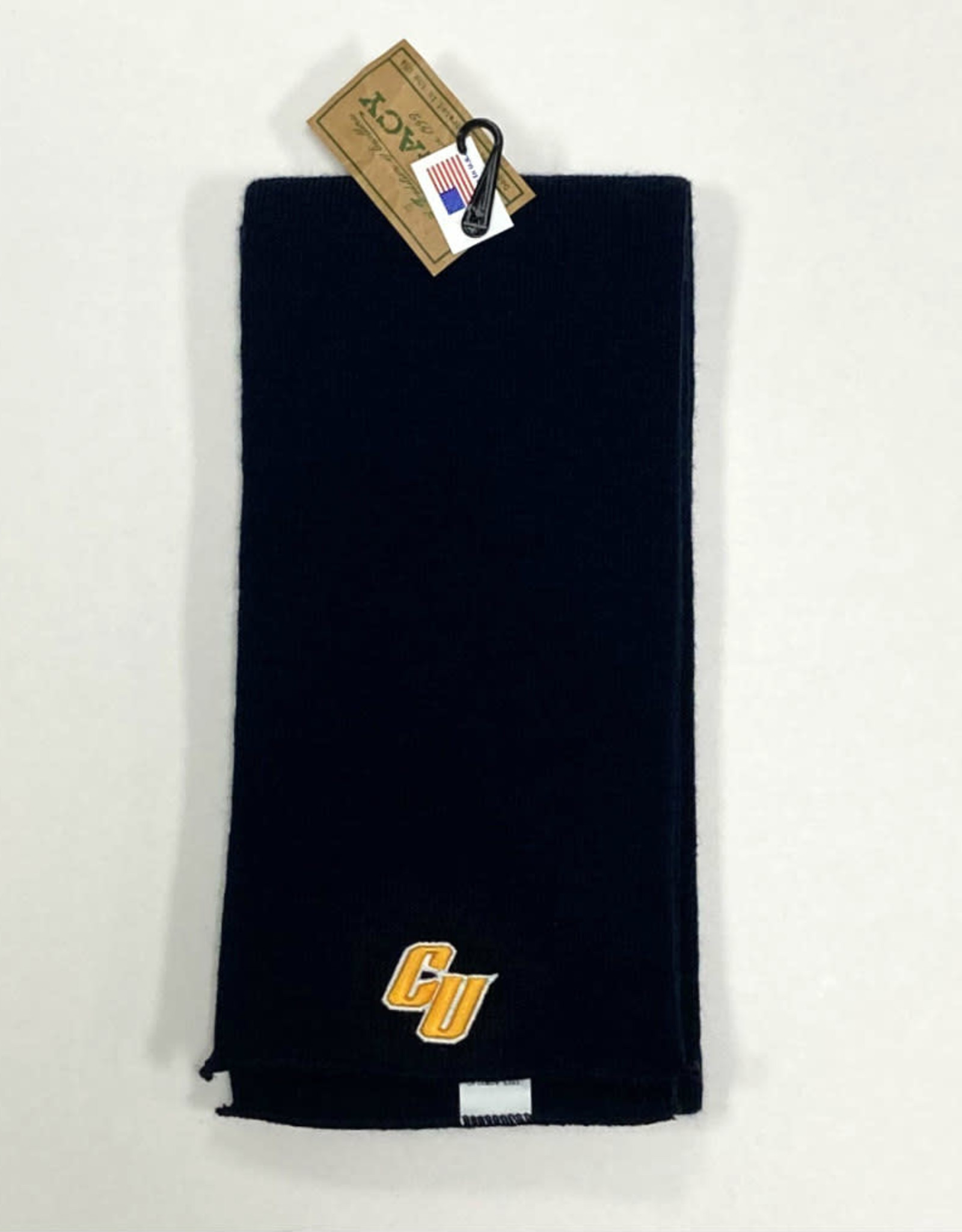 Legacy Knit Navy Scarf with CU