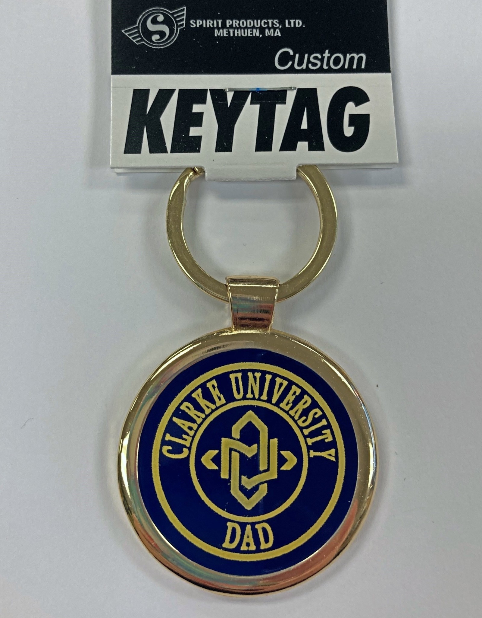 Clarke University Alumni, Dad or Mom Key Tag -