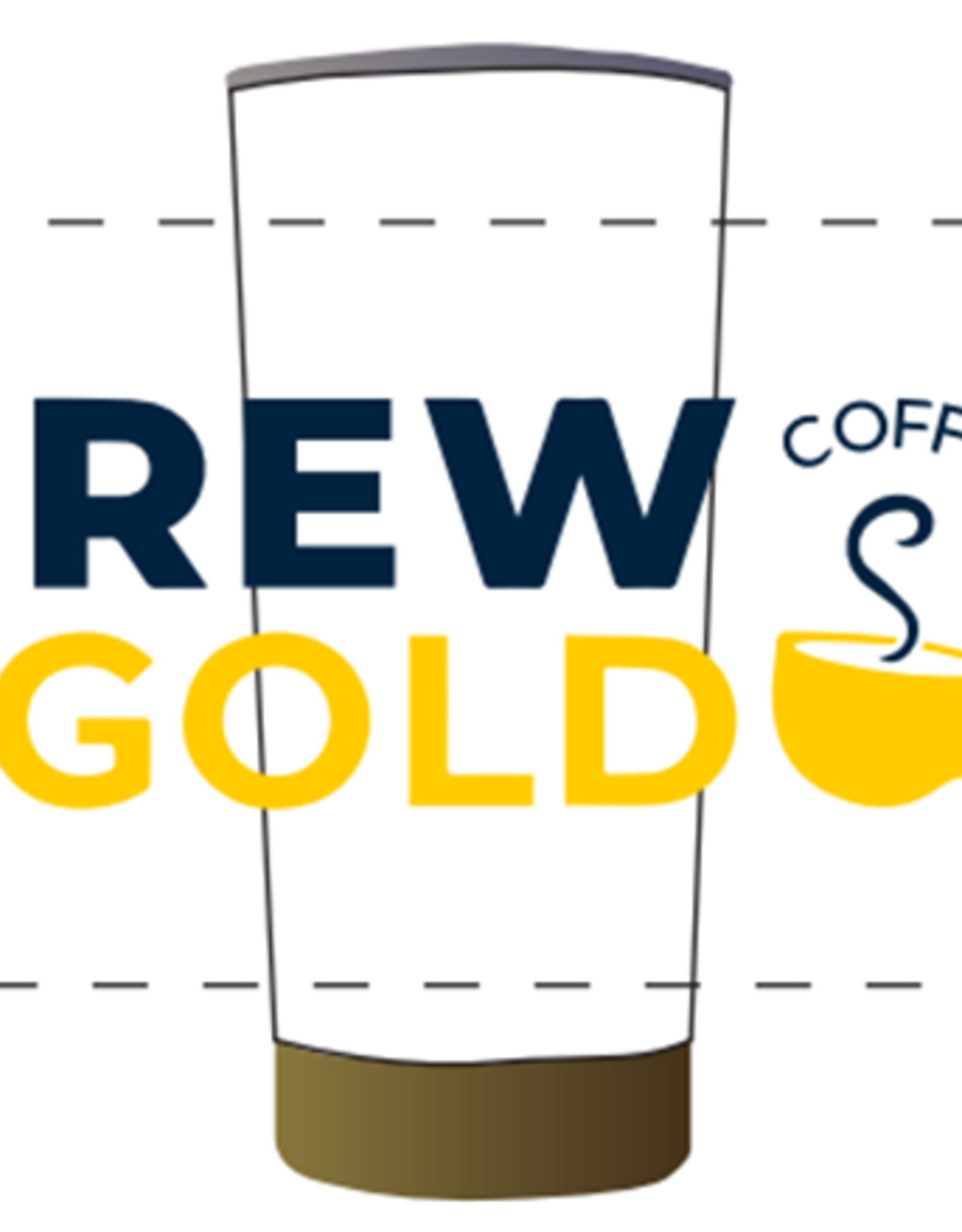 Brew & Gold 20oz WHITE Tumbler (DISCOUNTS NOT ALLOWED ON ITEM)