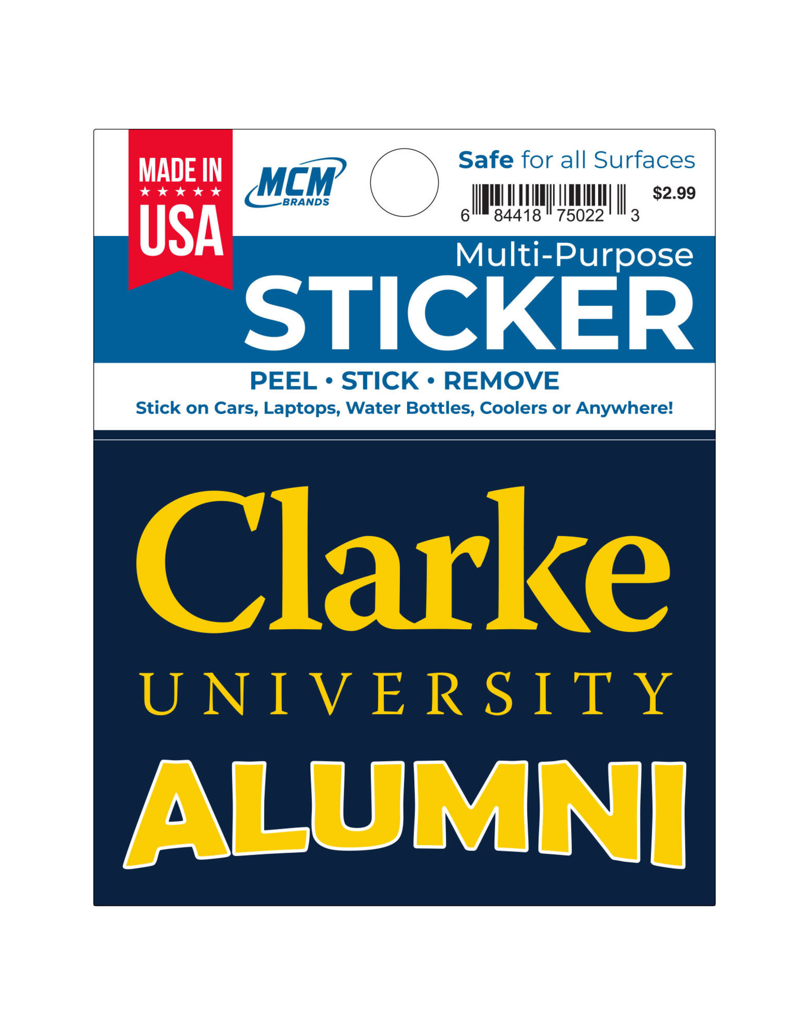 Clarke Logo Multi-Purpose Stickers -