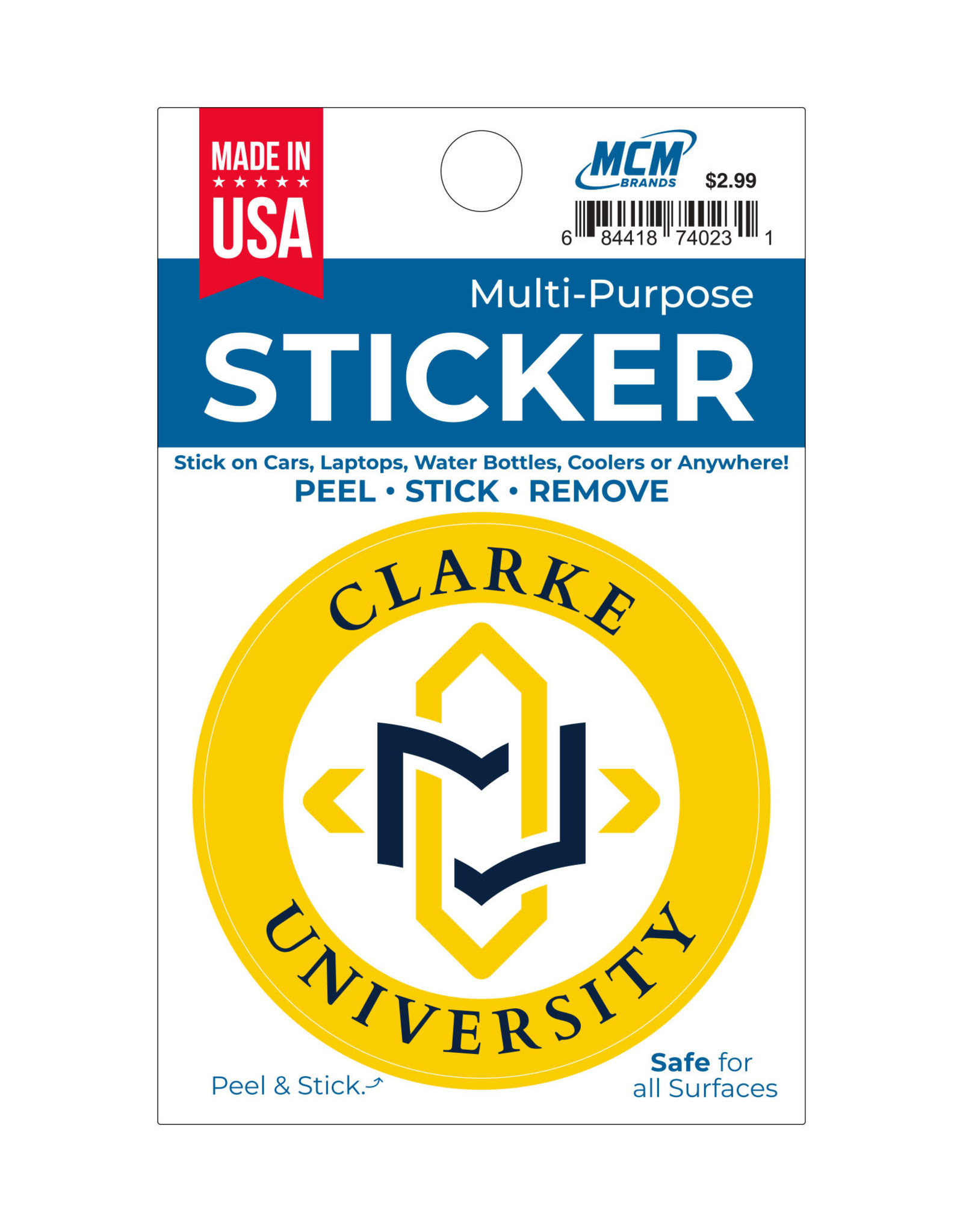 Clarke Logo Multi-Purpose Stickers -