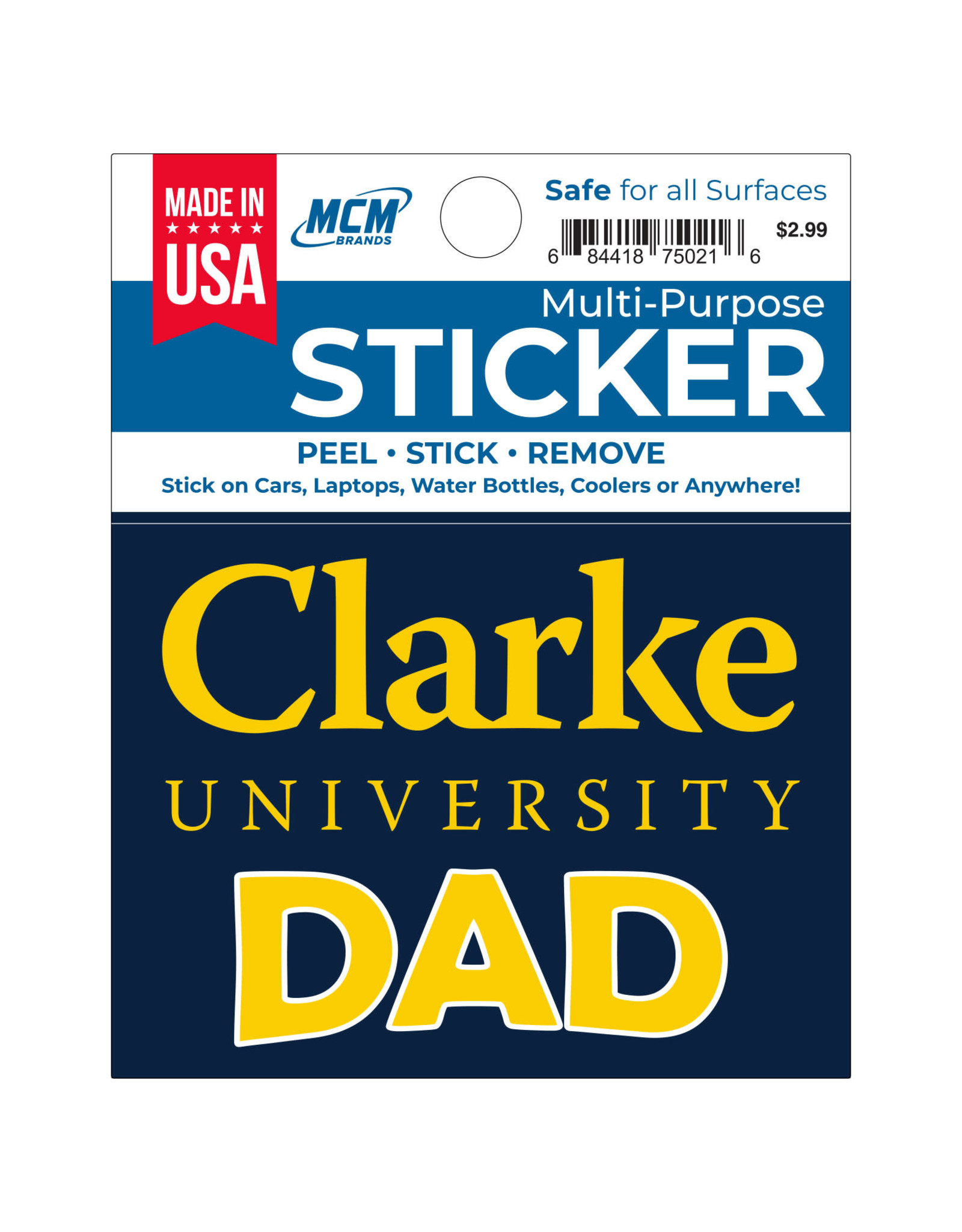 Clarke Logo Multi-Purpose Stickers -