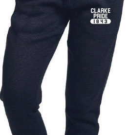 Clarke Unisex Navy Jogger Fleece Pant