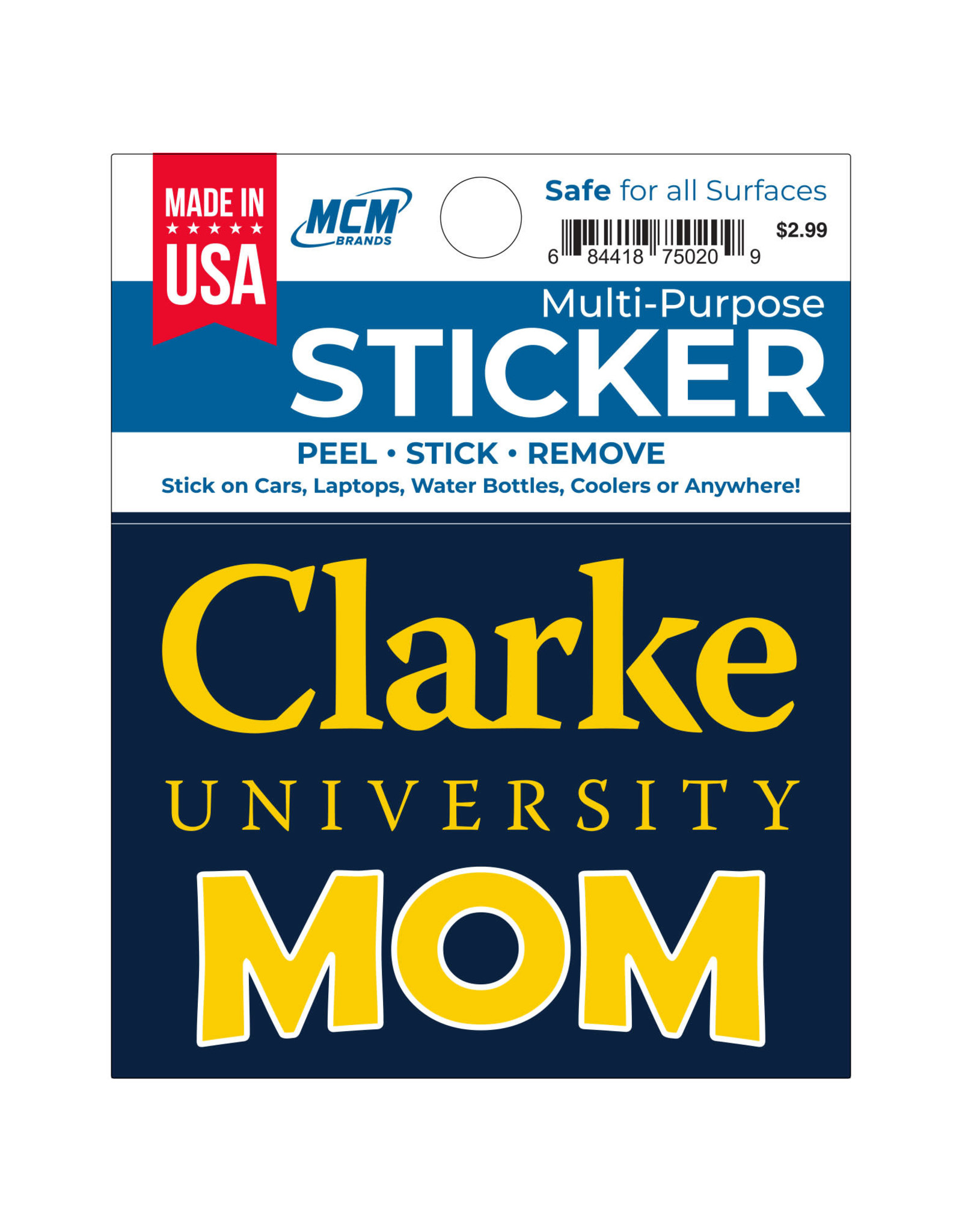 Clarke Logo Multi-Purpose Stickers -