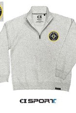 Ci Sport 1/4 Zip Ash Grey Fleece With CU Dad Patch