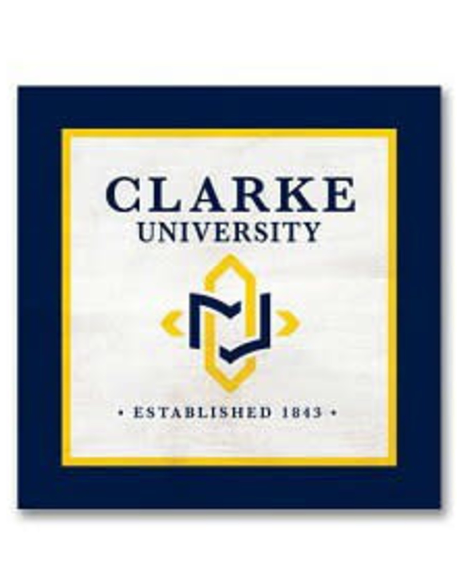 Clarke University Décor Block