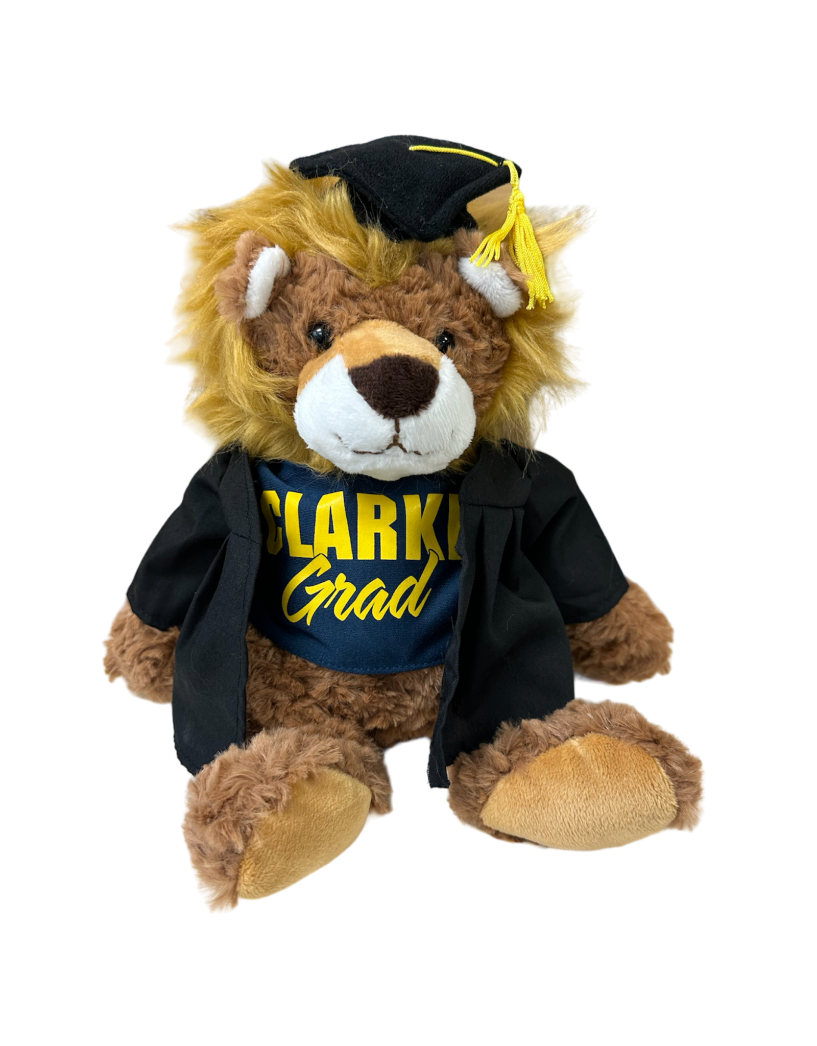Graduation Cuddle Buddy Lion W/ Cap, Gown, and Tee