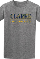 College House College House Distressed Tee (Graphite Heather)