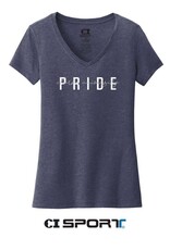 CI Sport CI Sport Women's V-Neck Tee (Heather Navy)