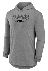 L2 Brands Nike Dri-FIT Cotton LS Hoodie Tee (Dark Heather)