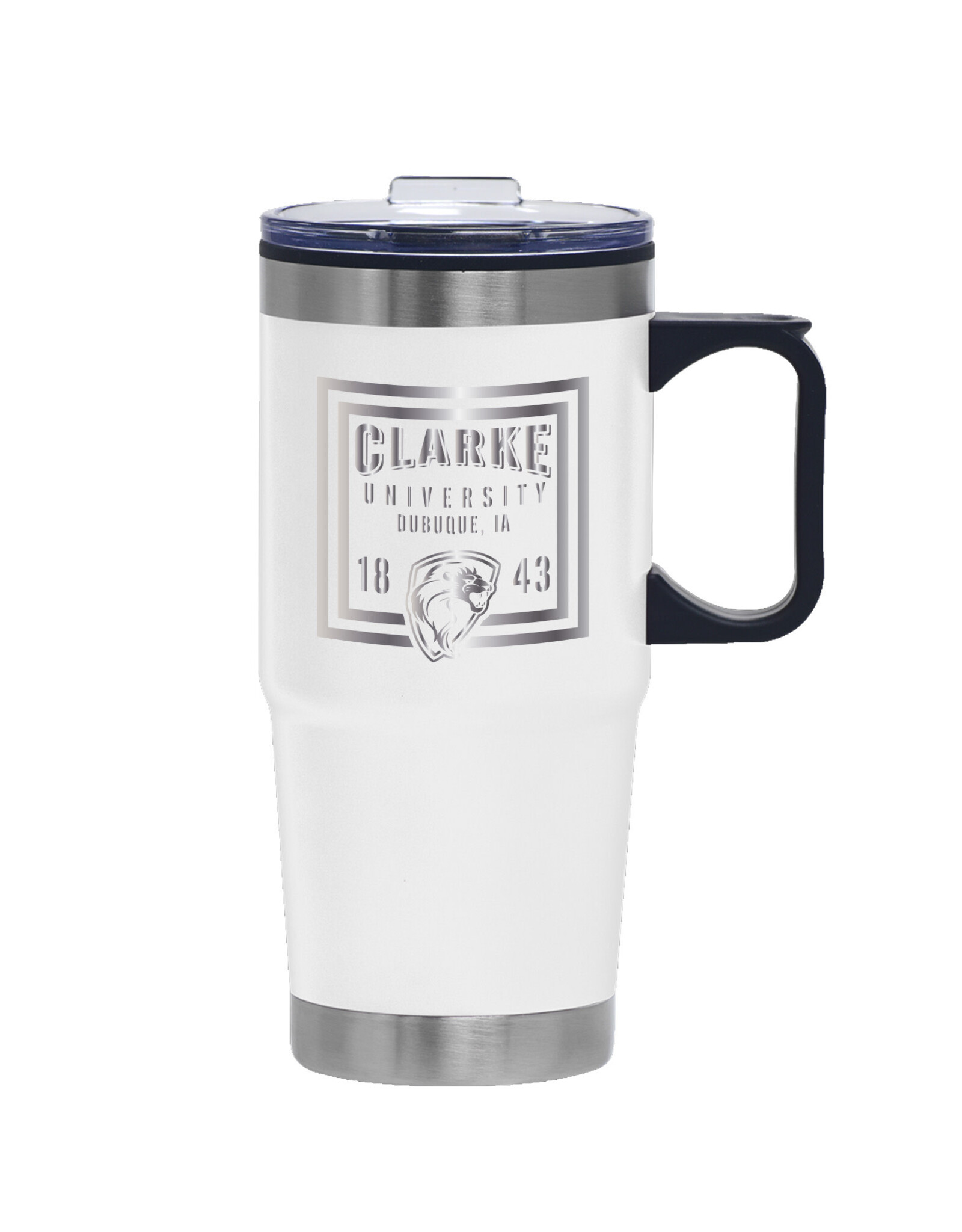 Spirit Products Spirit Products Delphi Travel Mug (White, Navy)