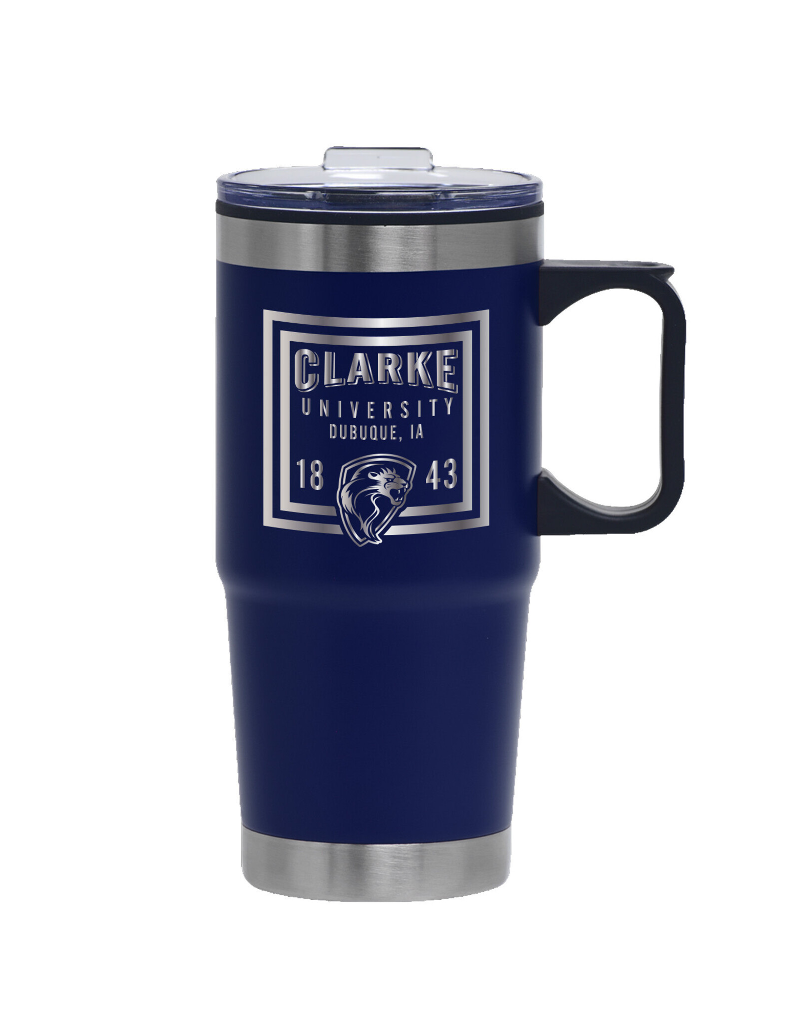 Spirit Products Spirit Products Delphi Travel Mug (White, Navy)