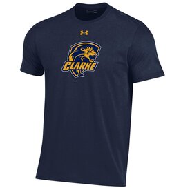 Under Armour Under Armour Performance Cotton SS Tee (Midnight Navy, Silver Heather)