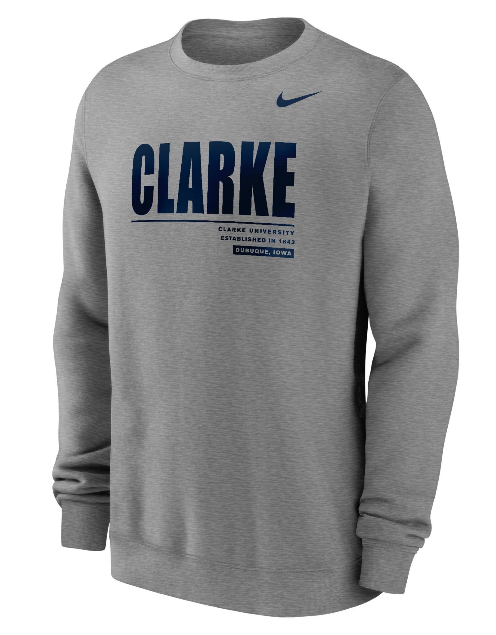 Nike Nike Club Crew (Dark Heather, Navy)