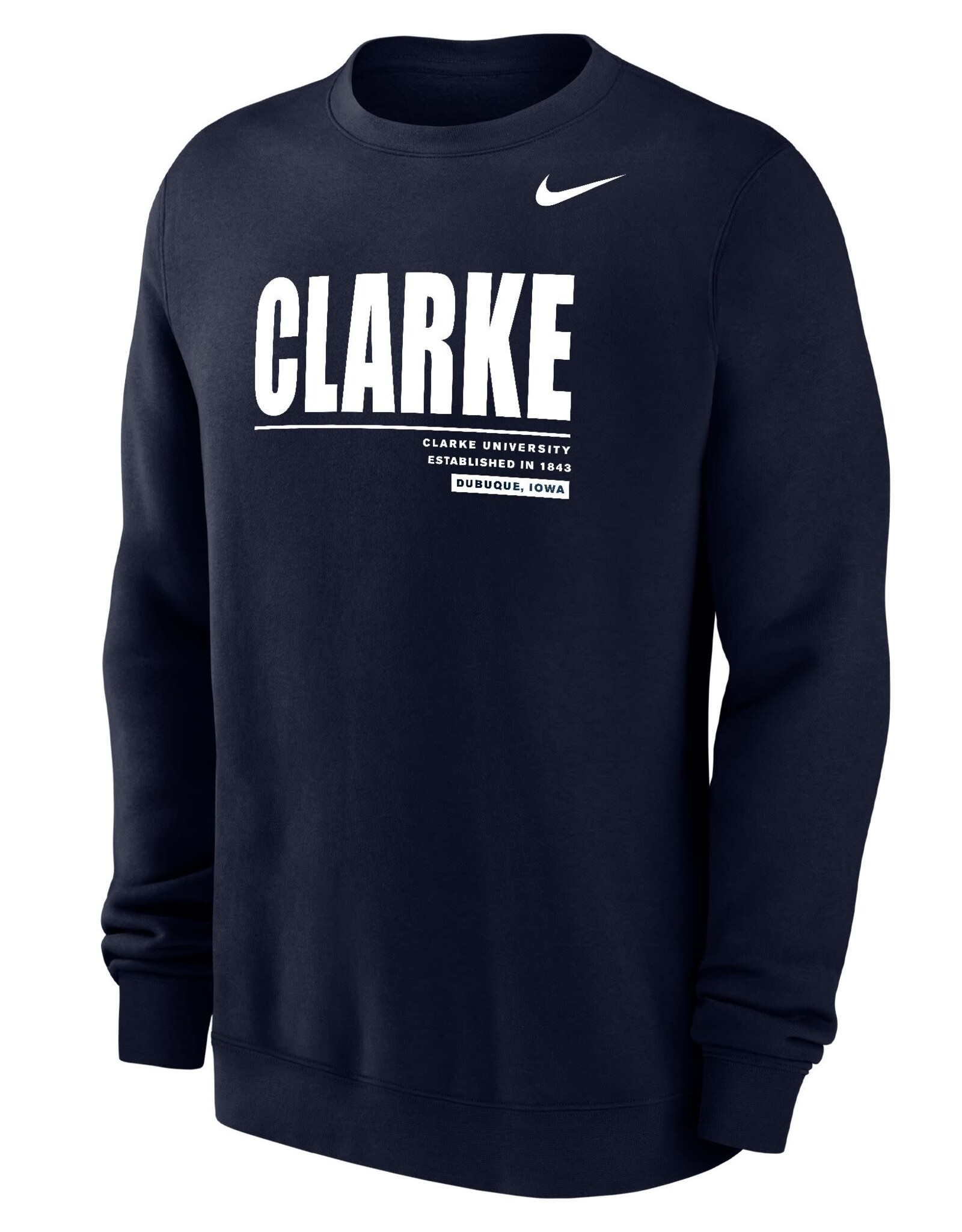 Nike Nike Club Crew (Dark Heather, Navy)