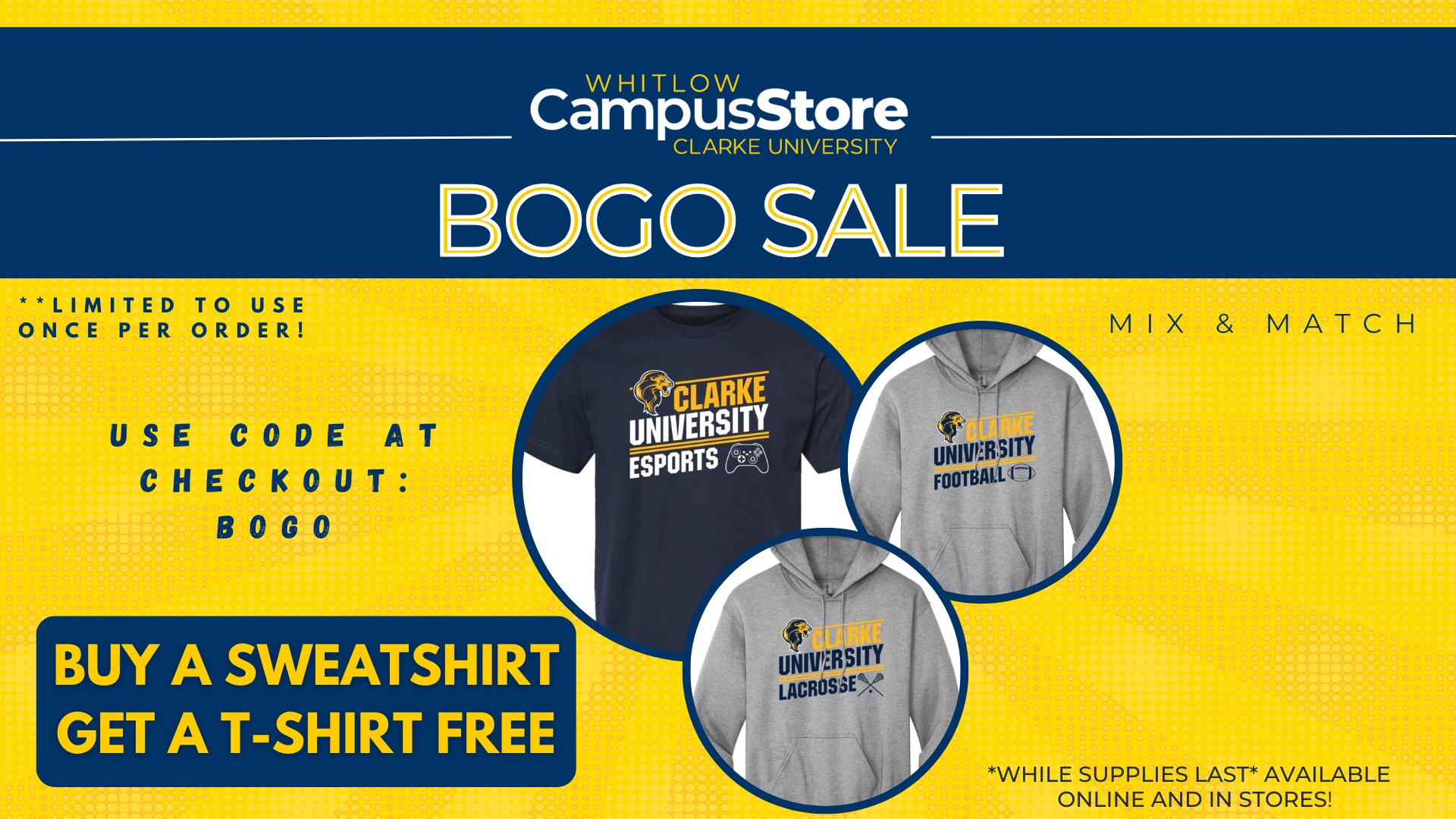 BOGO SALE