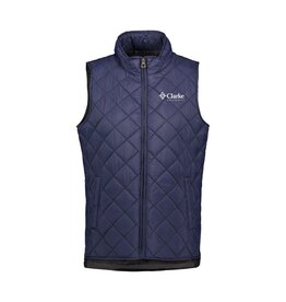 MV Sport MV Sport Vintage Ladies Quilted Vest (Navy, Driftwood)
