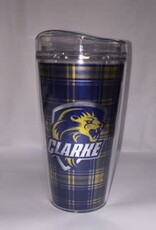 16 oz. Plaid Insulated Travel Tumbler