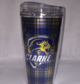16 oz. Plaid Insulated Travel Tumbler