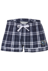 Boxercraft Boxercraft Flannel Shorts (Navy/Silver, Navy/Gold)