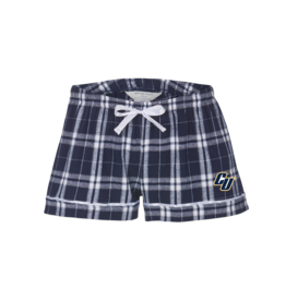 Boxercraft Boxercraft Flannel Shorts (Navy/Silver, Navy/Gold)