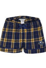 Boxercraft Boxercraft Flannel Shorts (Navy/Silver, Navy/Gold)