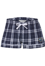 Boxercraft Boxercraft Flannel Shorts (Navy/Silver, Navy/Gold)