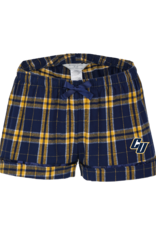 Boxercraft Boxercraft Flannel Shorts (Navy/Silver, Navy/Gold)