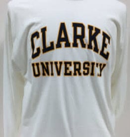 Champion Champion Basic 2-Color Arch Long Sleeve T-Shirt White