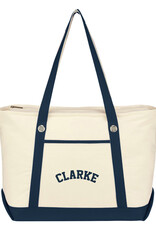 Jardine Associates Jardine Large Canvas Tote With Zipper