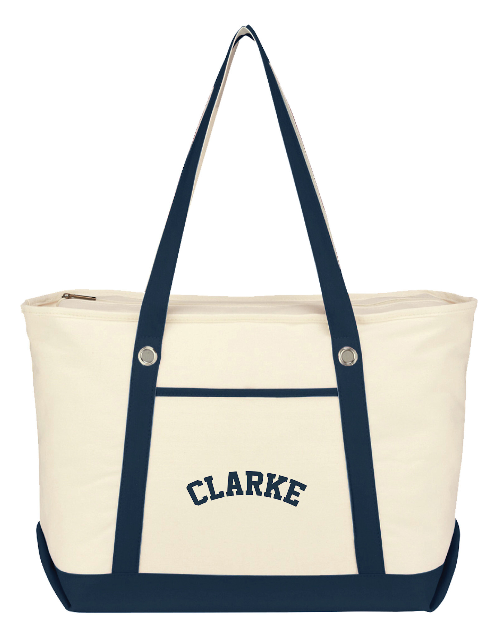 Jardine Associates Jardine Large Canvas Tote With Zipper