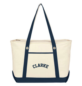 Jardine Associates Jardine Large Canvas Tote With Zipper