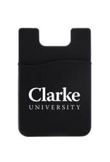 Cellphone ID Case Pocket with White Clarke University Imprint