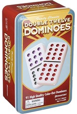 Double Twelve Dominoes Tin