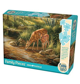 Cobble Hill Deer Family 350 pc Family Puzzle