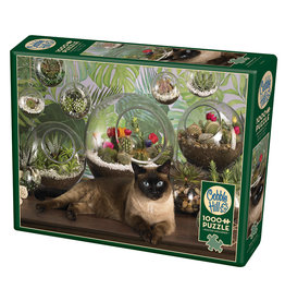 Cobble Hill Terrarium Cat 1000 pc