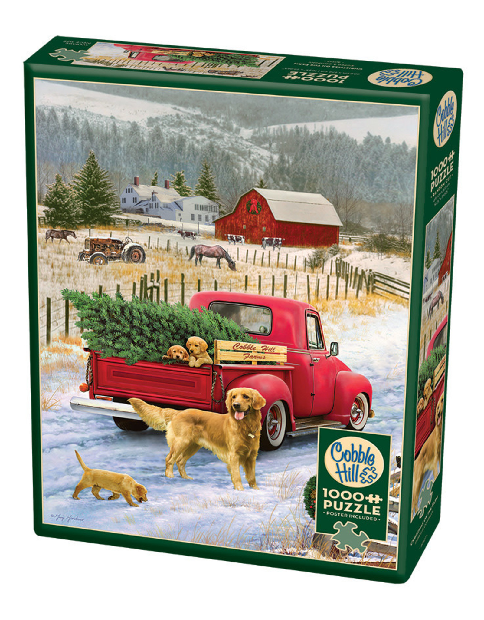 Cobble Hill Christmas on the Farm 1000 pc