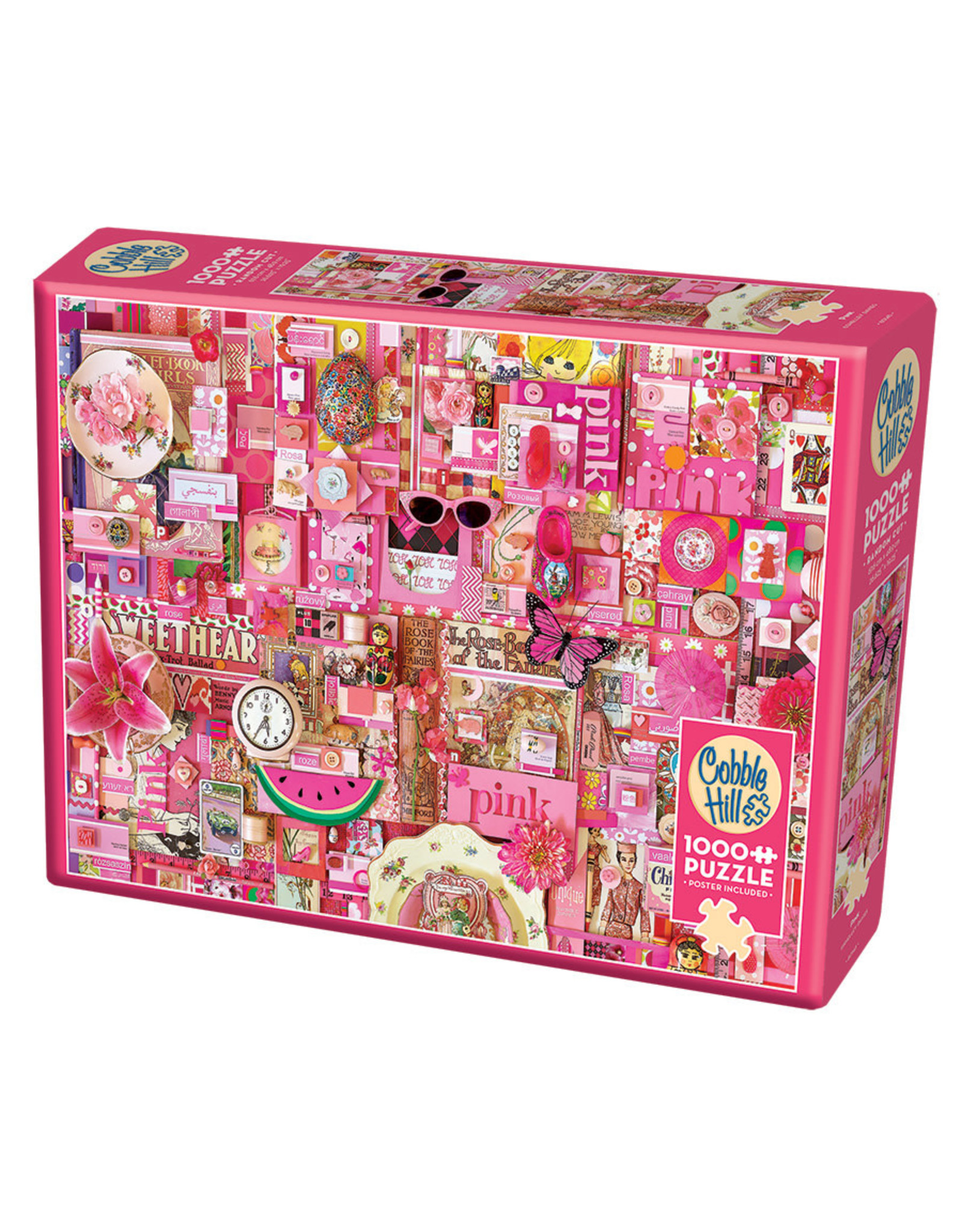 Cobble Hill Pink 1000 pc